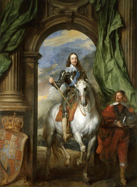 ملف:Charles I with M. de St Antoine (1633); Anthony Van Dyck.jpg