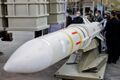 صاروخ صياد 3 للدفاع الجوي في معرض للمعدات العسكرية لوزارة الدفاع وإسناد القوات المسلحة الإيرانية
