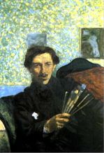 Umberto Boccioni self-portrait (1905)