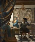 Jan Vermeer, The Allegory of Painting or The Art of Painting, 1666–67, 130 x 110 cm., Kunsthistorisches Museum، ڤيينا