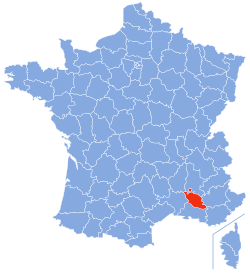 موقع ڤوكلوز في فرنسا