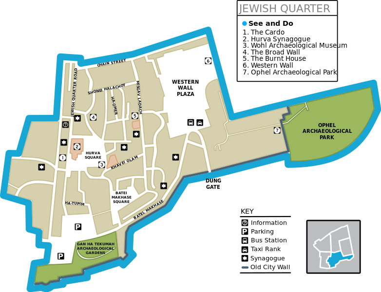ملف:Jerusalem Jewish Quarter map.svg