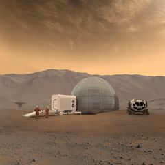 Langley's Mars Ice Dome design for a Mars habitat, 2010s