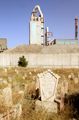 Old cemetery of Elazığ (with a cement plant behind it)