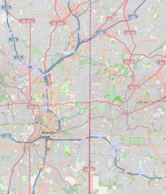 Location map Atlanta