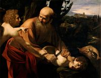 Sacrifice of Isaac-Caravaggio (Uffizi).jpg