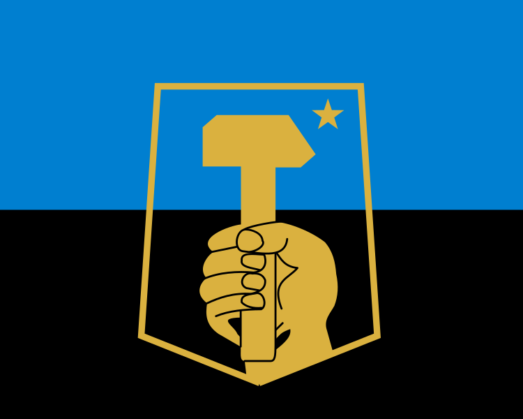 ملف:Flag of Donetsk.svg