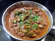 Homemade chicken tikka masala