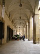 The Loggia of Vasari in Arezzo