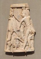 Man and Griffin in Combat, Phoenician, Cleveland Museum of Art