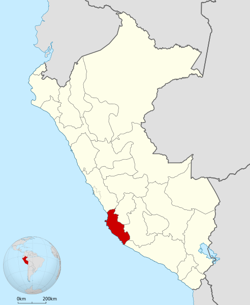 ملف:Peru - Ica Department (locator map).svg