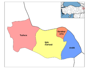 مقاطعات محافظة إغدير