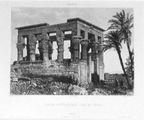 كشك تراجان في معبد هيپاتري Hypaethros بجزيرة فيلة، مصر. صورها بالداگروتيپ گاسپار-پيير-گوستاڤ جولي ده لوتبنيير Pierre Gaspard-Gustave Joly de Lotbinière.