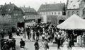 Market day on the market square in Sorø on Zealand, 1915