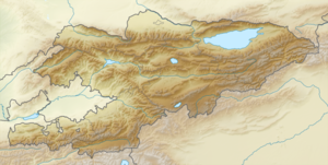 Location map/data/Kyrgyzstan is located in قيرغيزستان