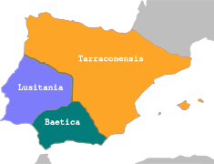 Roman Hispania under Augustus: Tarraconensis, Baetica and Lusitana