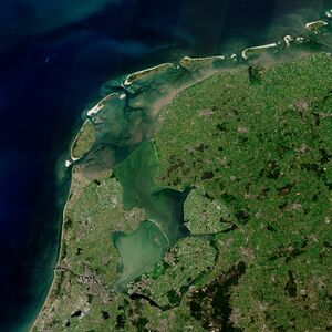 Full view including North Holland, Friesland and Flevoland (Small File Size)