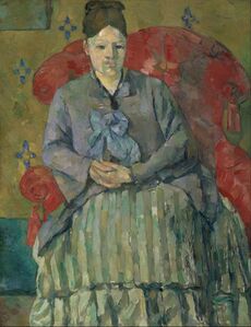 Paul Cézanne, Madame Cézanne in a Red Armchair, 1877