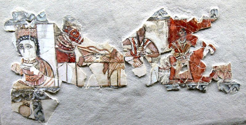 ملف:Pergamon-Museum - Wandmalerei 3.jpg