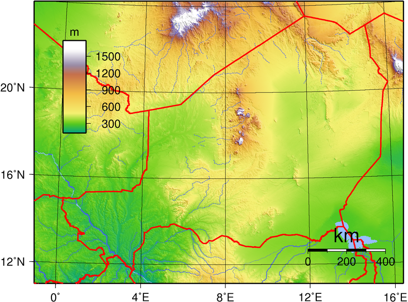 ملف:Niger Topography.png