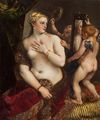 Venus with a Mirror (ca. 1555) by Titian