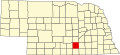 State map highlighting Adams County