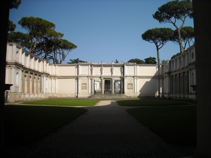 ملف:Villa Giulia - Court - Vasari - Vignola.jpg