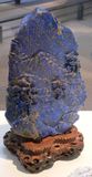 Carved lapis lazuli mountain scene, from the Chinese Qing Dynasty (1644–1912)