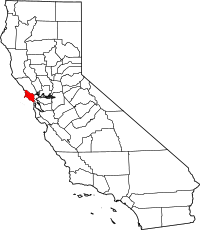 Location in the state of California