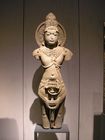 yellow sandstone Sculpture of a Standing deity,11th century CE, Rajasthan