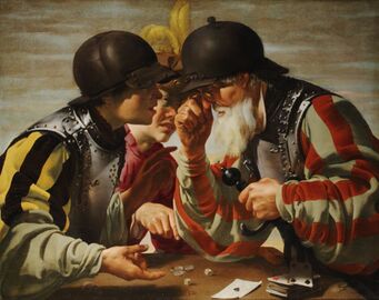 The Card Players, 1623