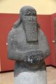 Unfinished basalt statue of Shalmaneser III, from Assur, Iraq. Ancient Orient Museum, Istanbul