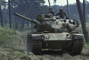 M60A1 tank of the US Army in 1975.jpg