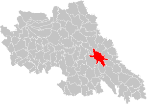 Map of Iași within Iași County.svg