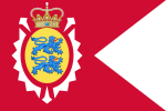 Merchant Ensign of Holstein-Gottorp (Lions sinister).svg