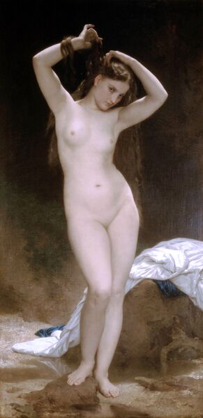 ملف:William-Adolphe Bouguereau (1825-1905) - Bather (1870).jpg