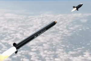 صورة افتراضية لنظام سكاي سونك، يعترض صاروخ بالجو