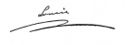 توقيع لويزه من مكلن‌بورگ-شترليتس Louise of Mecklenburg-Strelitz