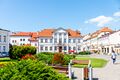 Narutowicz Square with the Zieliński Library in the middle