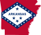 Flag-map of Arkansas.svg