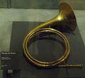 A hunting horn.