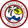 الختم الرسمي لـ وست پالم بيتش، فلوريدا