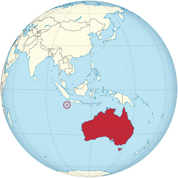 ملف:Australia on the globe (Christmas Island special) (Southeast Asia centered).svg
