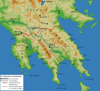 Territory of ancient Sparta