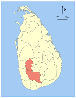 Location within Sri Lanka
