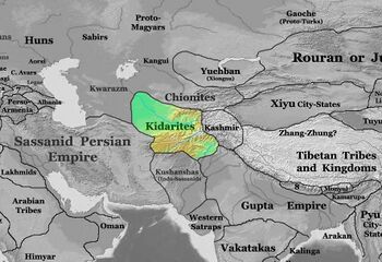 The Kidarite kingdom, 400ح. 400.