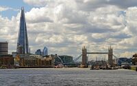 Butler's Wharf, The Shard, City Hall, Tower Bridge, Hermitage Community Moorings - view from The Thames.jpg