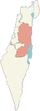 خريطة منطقة يهودا والسامرة