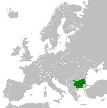 مملكة بلغاريا عام 1914.