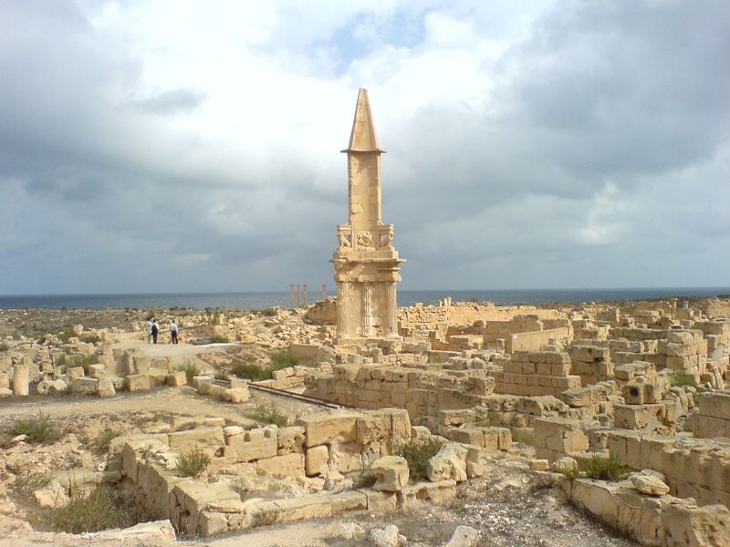 ملف:Mausoleum of Bes (Sabratha, Az Zawiyah, Libya).jpg
